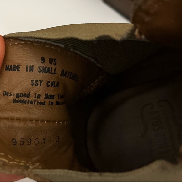 Thursday Boot Company Cavalier Beige Suede Sandstone Chukka Boots Mens Size 9 - Picture 9 of 14